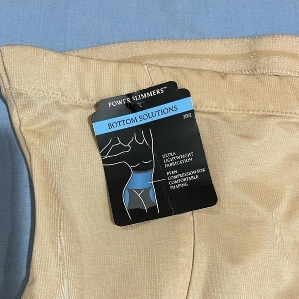 New Maidenform Power Slimmers Body Shaper High Waist Firm Control Beige